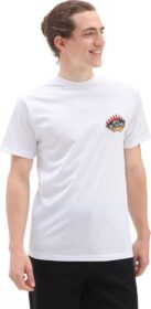 Vans Fuego Skeleton Logo Short Sleeve T-shirt Valkoinen S Mies