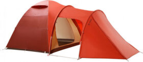 Vaude Campo Casa XT 5P – 5–6 hengen teltta oliivinvihreä; punainen