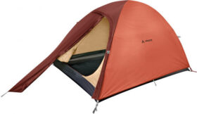 Vaude Campo Compact 2P – 2 henkilön teltta punainen