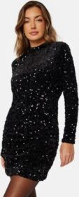 VERO MODA Bella LS Short Dress Black Details: Black S