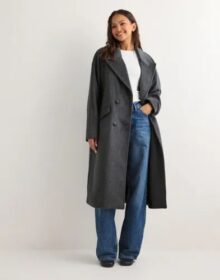 Vero Moda Harmaa – Vmharper Long Wool Coat Ga Noos