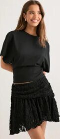 Vero Moda Musta – Vmstacy Mw Mini Skirt Jrs Exp