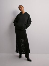 Vero Moda Pitkät hameet – Black – Vmivania Mw Ankle Lace Skirt Vma – Hameet – maxi skirts