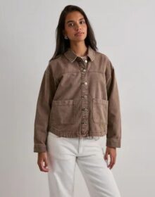 Vero Moda Ruskea – Vmjamie Ls Denim Shacket Mix Ga Noo