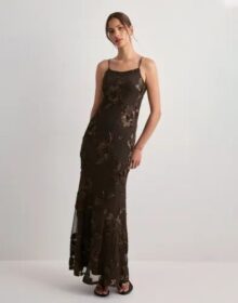 Vero Moda Ruskea – Vmquinn Sl Maxi Dress Exp