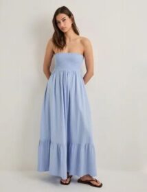 Vero Moda Sininen – Awalisa Bandeau Ankle Dress Noos