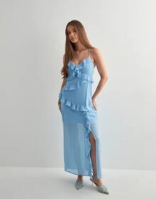 Vero Moda Sininen – Vmamina Singlet Ankel Dress Wvn Exp