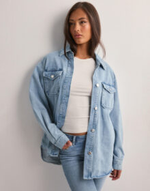 Vero Moda Sininen – Vmnaya Oversized Denim Shirt Mix No