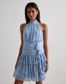 Vero Moda Sininen – Vmserena Sl Frill Short Dress Wvn