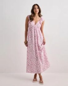 Vero Moda Vaaleanpunainen – Vmjosie Sl Ankle Frill Dress Wvn Ga