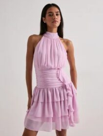 Vero Moda Vaaleanpunainen – Vmserena Sl Frill Short Dress Wvn