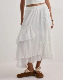 Vero Moda Valkoinen – Vmfeline Nw 7/8 Skirt Exp