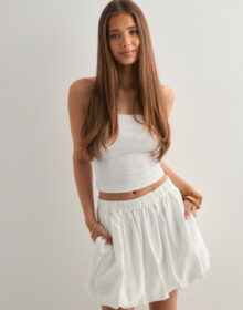 Vero Moda Valkoinen – Vmlori Mini Ballon Skirt Wvn Exp