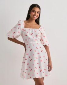 Vero Moda Valkoinen – Vmodette 2/4 Short Dress Wvn Ga