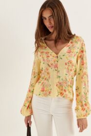 VERO MODA Vmvilma Holy Ls Top