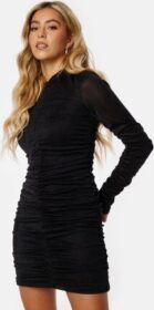 VILA Dafni Glitter Mesh Dress Black Detail:Black G M