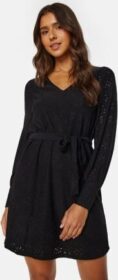 VILA Paulina V-Neck Short Dress Black L