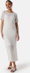 VILA Vigardea O-Neck S/S ankle dress Egret XL
