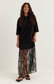 VILA Vikata S/S OVERSIZE LACE DRESS