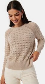 VILA Vitoto L/S O-Neck knit to Feather Gray XL