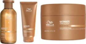 Wella Professionals Ultimate Smooth Hair Routine Shampoo 250 Ml Conditioner 200 ml & Mask 150 ml – 600 ml