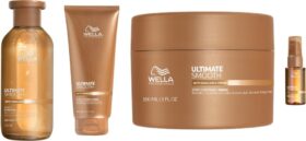 Wella Professionals Ultimate Smooth Haircare Ritual Shampoo 250ml Conditioner 200ml Mask 150ml Oil Serum 30ml – 630 ml