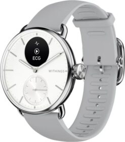 Withings Scanwatch 2 38mm – Valkoinen älykello juoksijalle sykkeen seuranta ja GPS-toiminto.