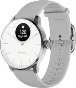 Withings Scanwatch Light 37mm – Valkoinen Älykello Juoksijalle Monipuoliset Toiminnot ja Tyylikäs Design