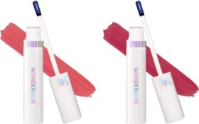 Wonderskin Wonder Blading Lip Stain Masque Cool & Toffee Rose Set