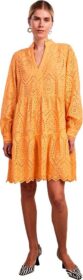 Yas Holi Long Sleeve Dress Oranssi L Nainen