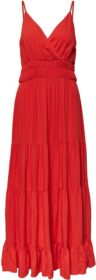 Yas Sirala Sleveless Long Dress Punainen XL Nainen