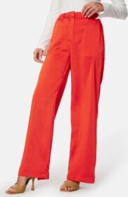 YAS Y.A.S Painterly HW Pant Fiery Red M
