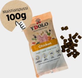 YDOLO Healthy & Pure Chicken – Puolikostea koiranruoka 100g