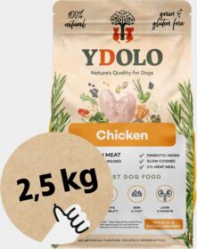 YDOLO Healthy & Pure Chicken – Puolikostea koiranruoka 2.5 kg