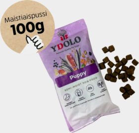 YDOLO Healthy & Pure Puppy – Puolikostea koiranruoka 100g