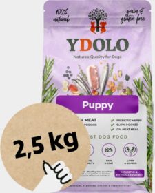 YDOLO Healthy & Pure Puppy – Puolikostea koiranruoka 2.5 kg