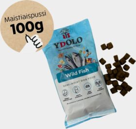 YDOLO Healthy & Pure Wild Fish – Puolikostea koiranruoka 100g